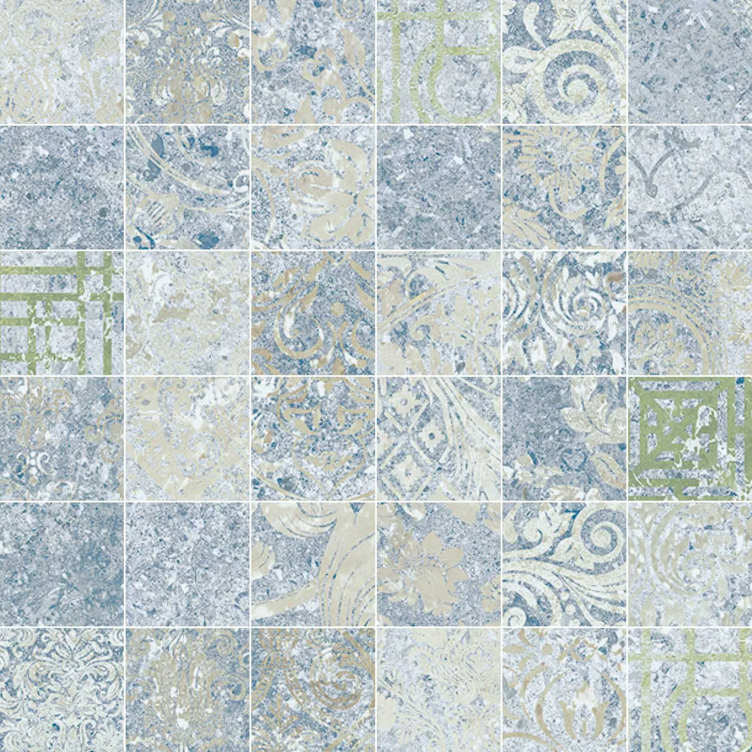 Aparici Bohemian Blue – Mosaik 5x5 cm