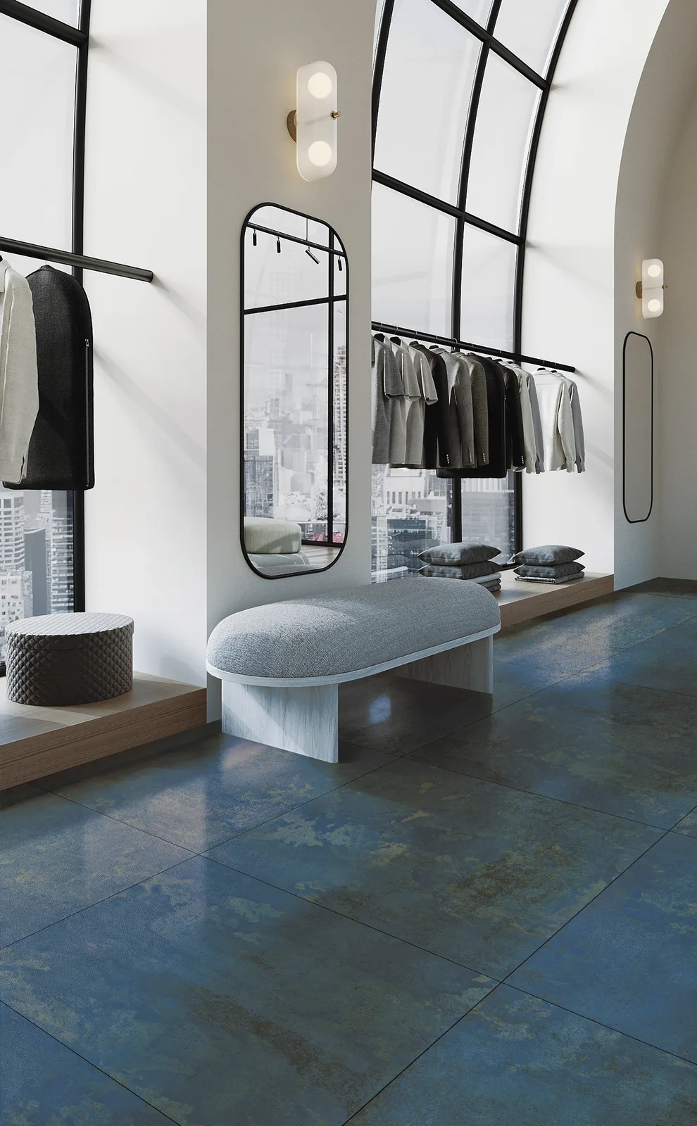 Aparici Illusion Sapphire Lappato 100x100 – Ladenbau