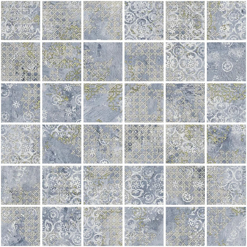 Aparici Rug Blue – Schnittmosaik 5x5 cm