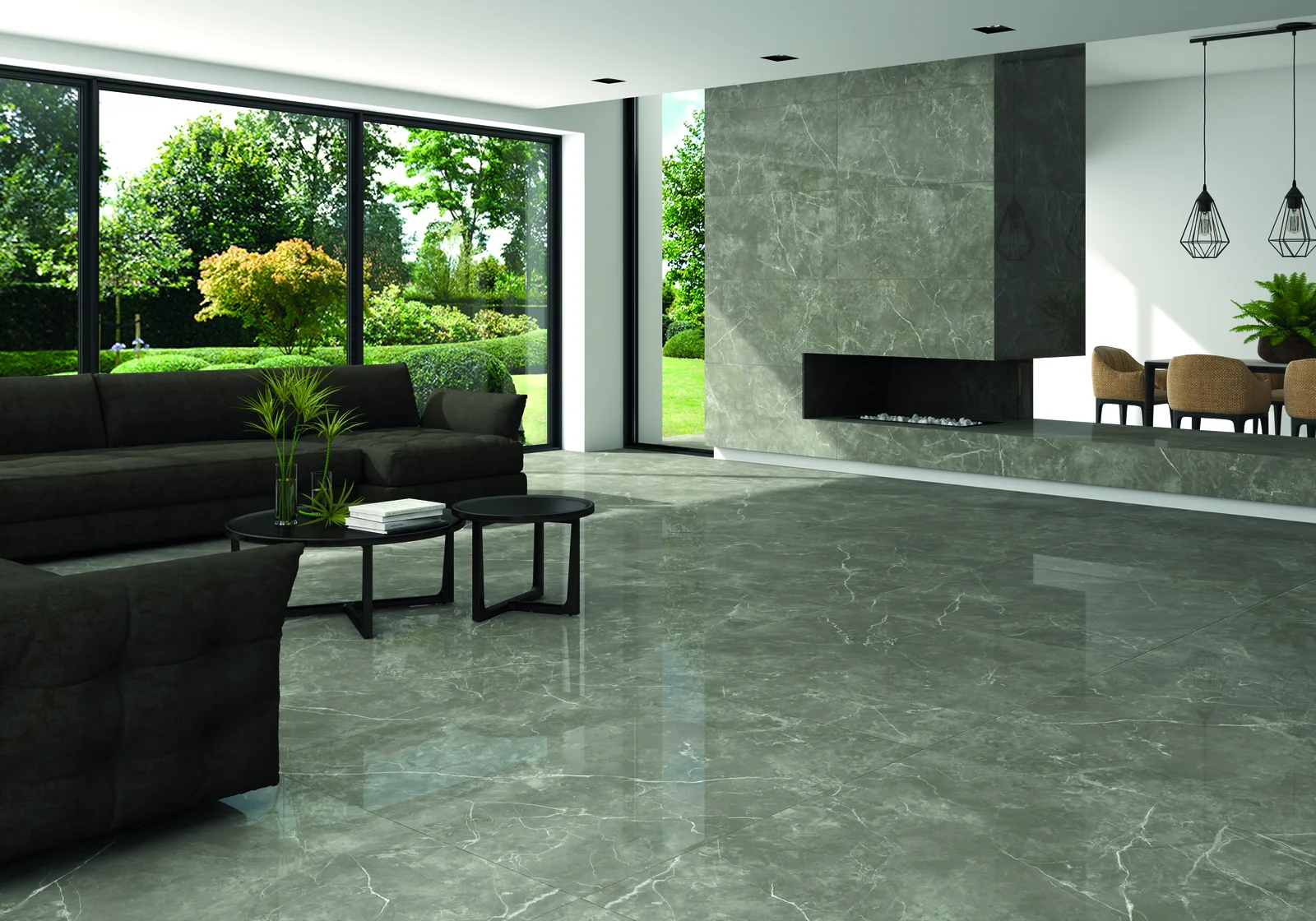 Ecoceramic Puccini – Mosaik auf Matte Badezimmer Ambiente