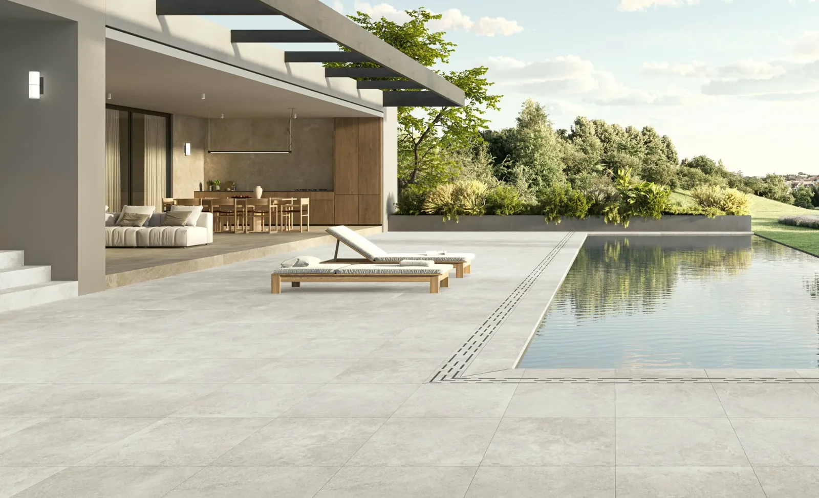 Energieker Nereidi Cloud 60x60 Ecru 120x120 – Poolbereich TH2.0