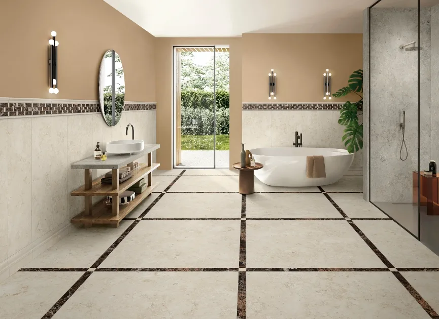Faro Ceramiche Bergstein Michelangelo im Badezimmer – elegantes Design