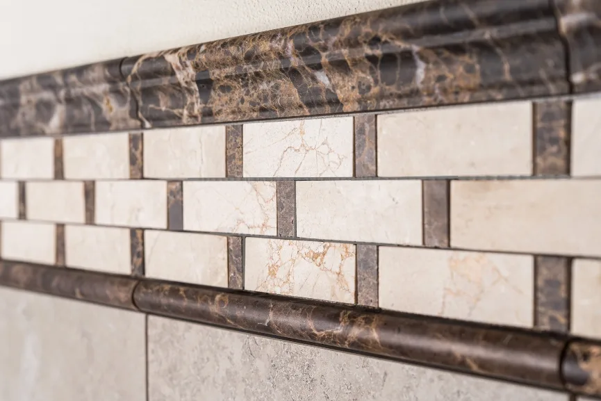 Faro Ceramiche Bergstein Giotto Dekor – Detailansicht Oberfläche