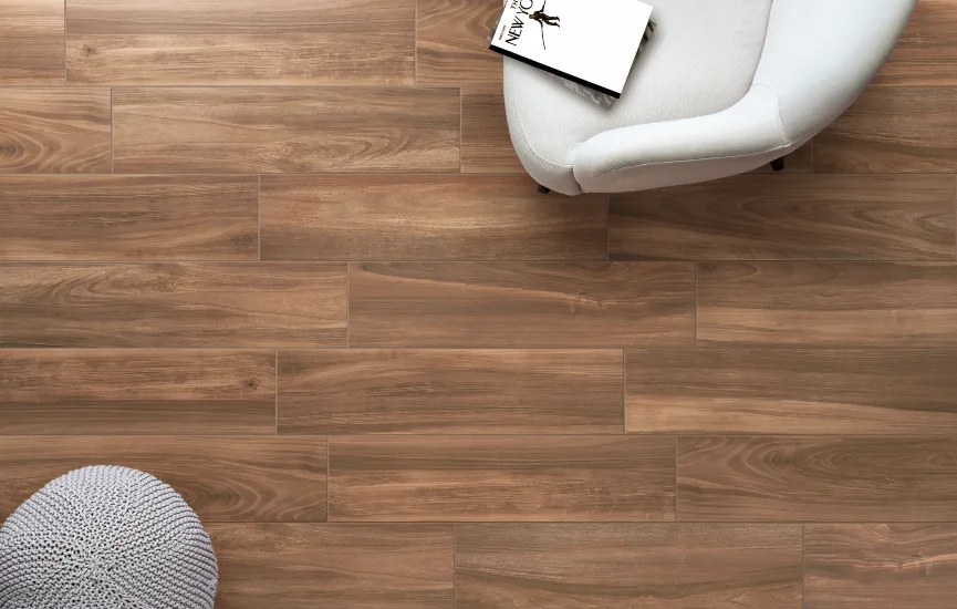 Faro Ceramiche Das Konzept Noce – dunkler Nusston Keramikfliese