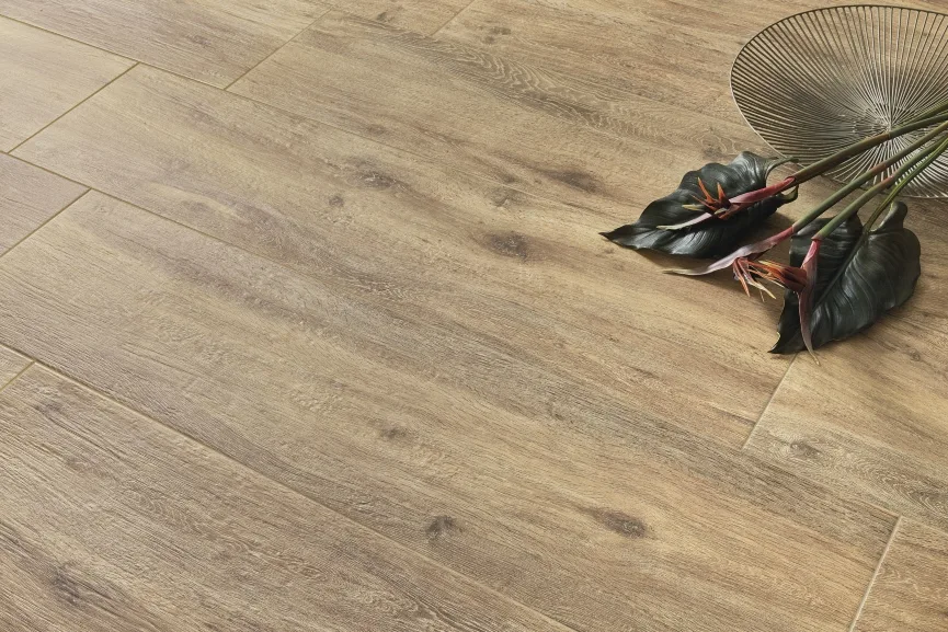 Faro Ceramiche Ecolife Birch 30x120 – helle Holzoptik Ambiente