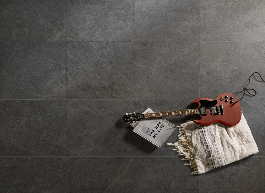 Faro Ceramiche Grønland Stone Carbon 60x60 – Naturstein Keramikfliese