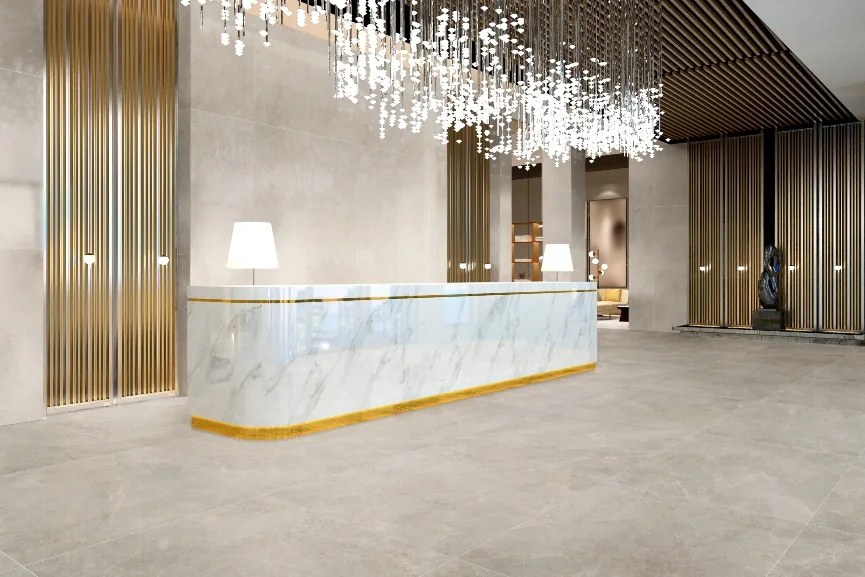 Faro Ceramiche Grønland Stone Pearl und Ivory – Großformat Fliesen