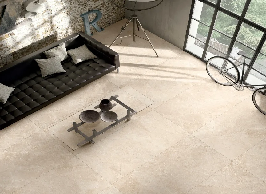 Faro Ceramiche Grønland Stone Sand 60x120 – helle Natursteinoptik