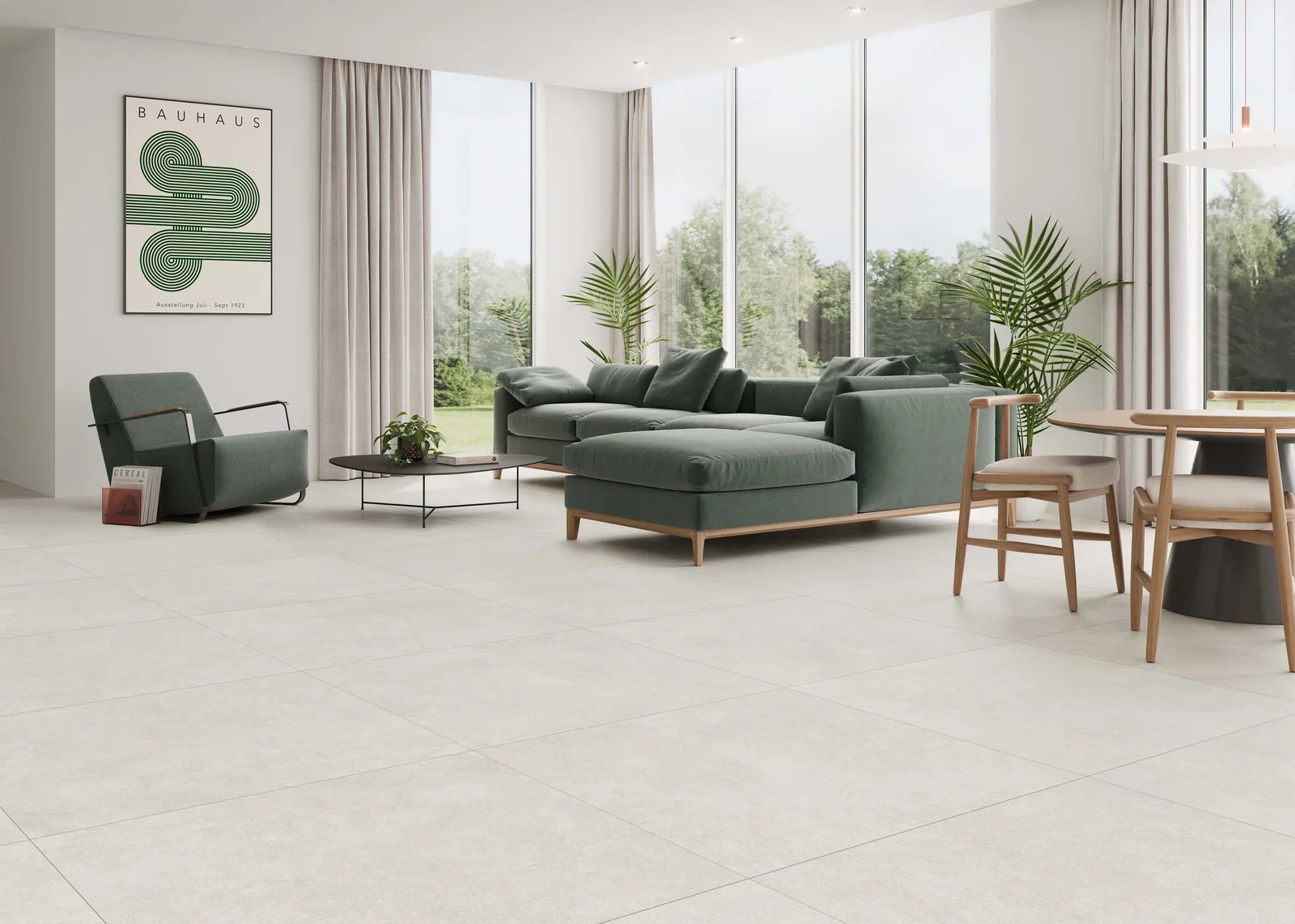 KTL Madison Greige 100x100 – Betonoptik Ambiente