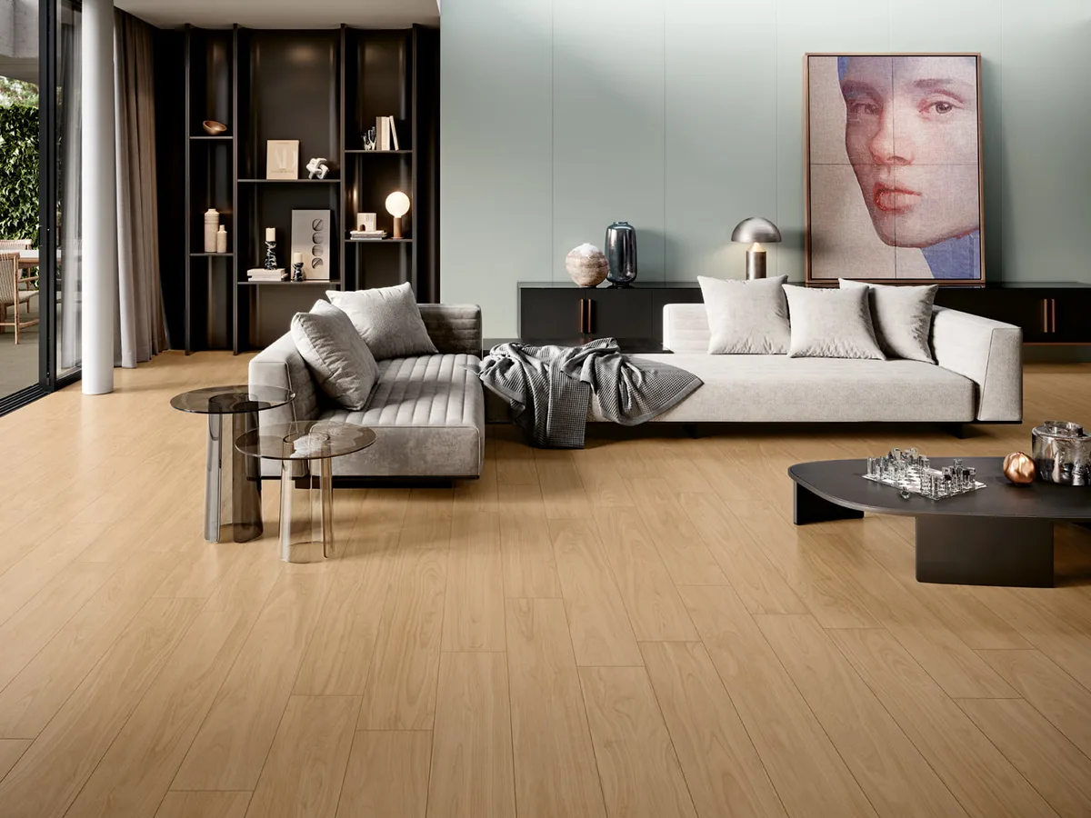 Margres Stage Beige – sanfte Natursteinoptik Wohnraum