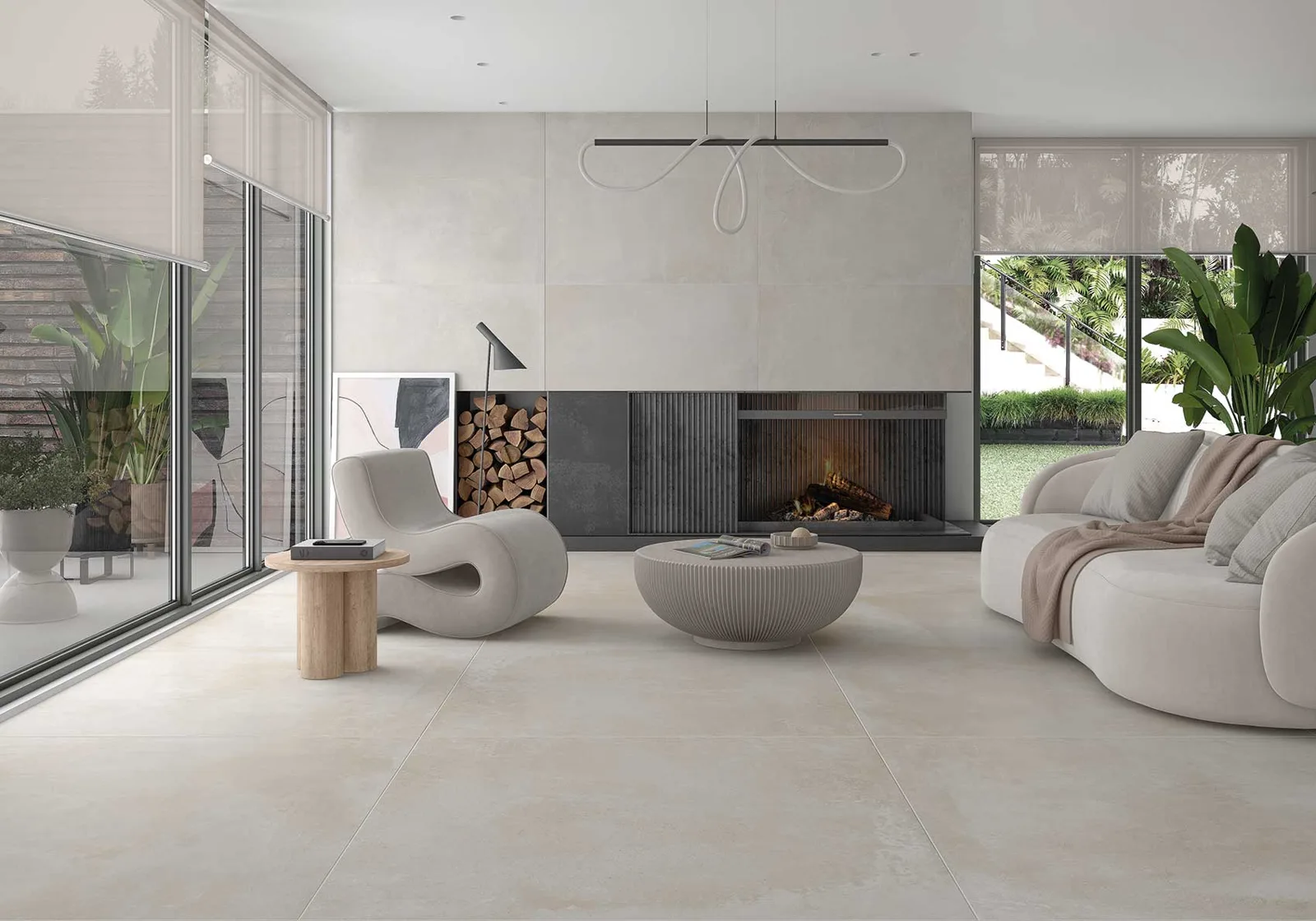 Navarti Antibes Ivory 120x120 matt – Marmoroptik Keramikfliese