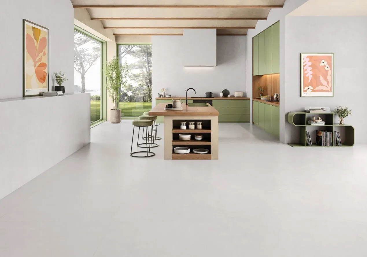Navarti Mao Blanco – weiße Betonoptik Ambiente