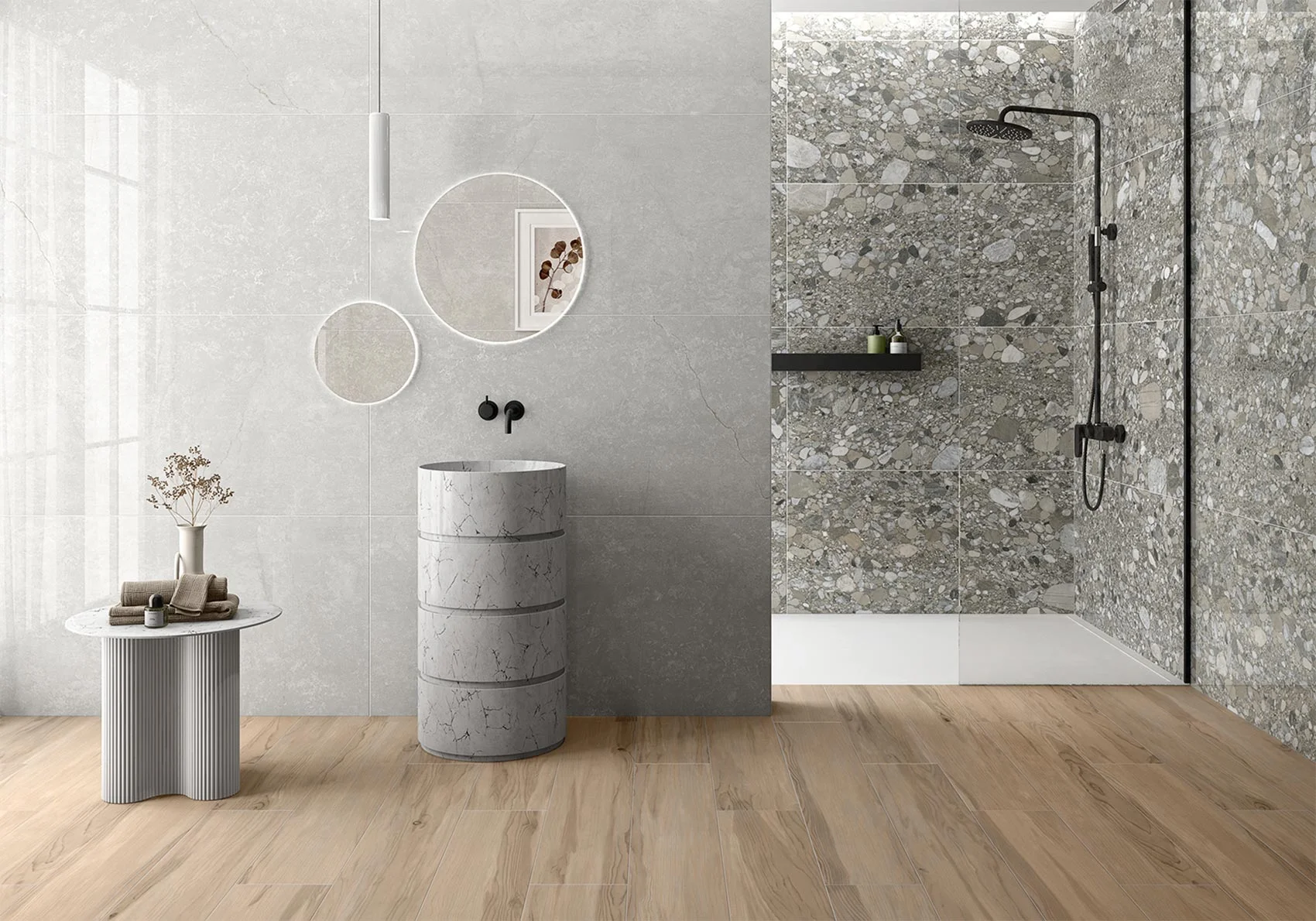 Navarti Pulsar Perla Savio Neutral 60x120 – Steinoptik Keramikfliese