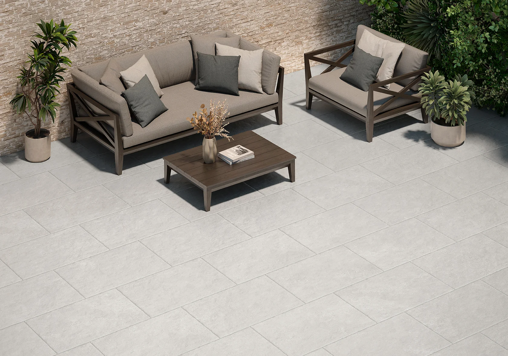 Navarti Street White 61x91 IR – rutschsichere Outdoor-Fliese