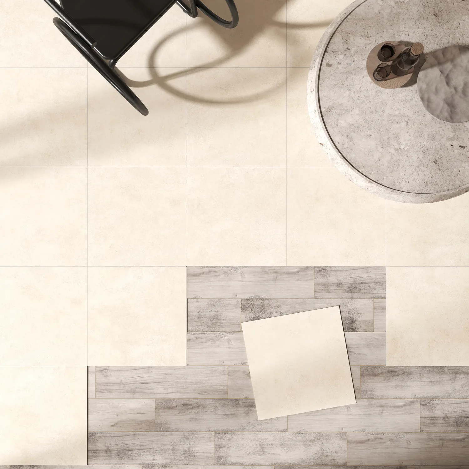 Sintesi RD SET02 LIVING MADISON IVORY 60X60