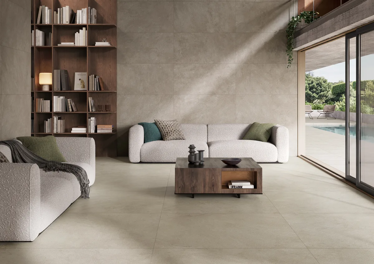 Sintesi Lythos Sabbia Greige Living