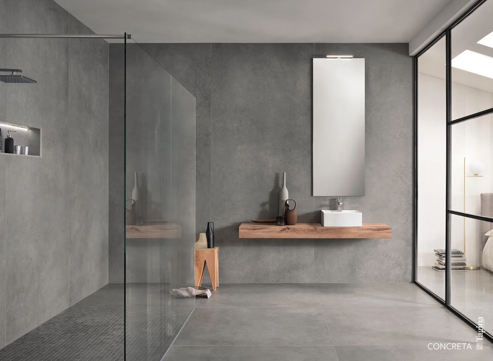 Tagina Concreta – Tagina Concreta Grigio scuro bathroom