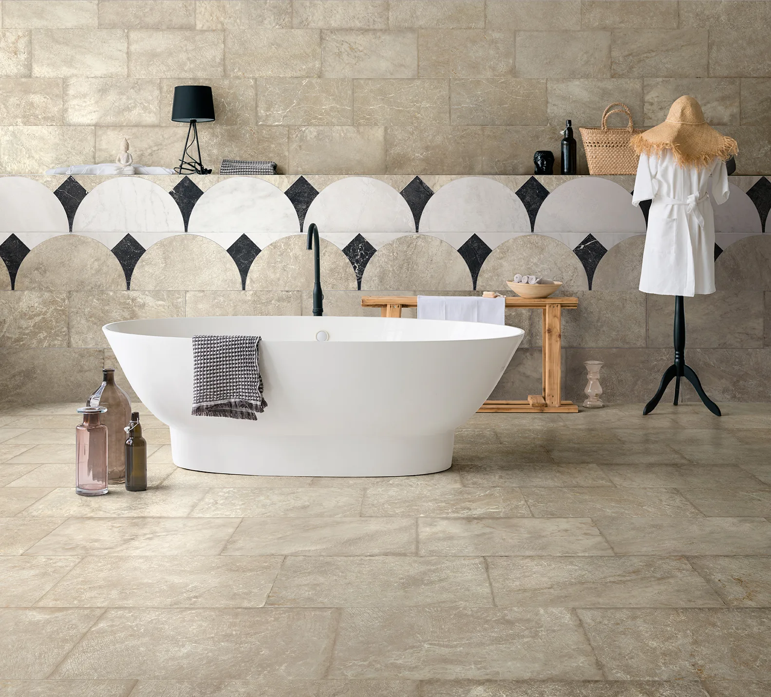 Tagina Intarsi Marmi Imperiali – Tagina MARMI IMPERIALI Intarsi Treccia bagno