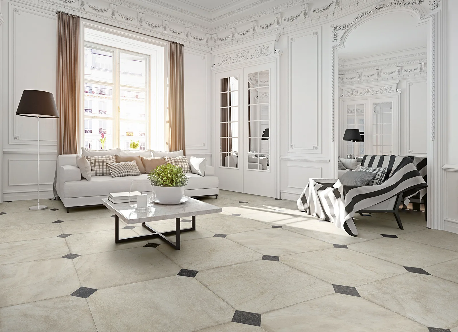 Tagina Marmi Imperiali – Tagina MARMI IMPERIALI Fulvia living ottagona