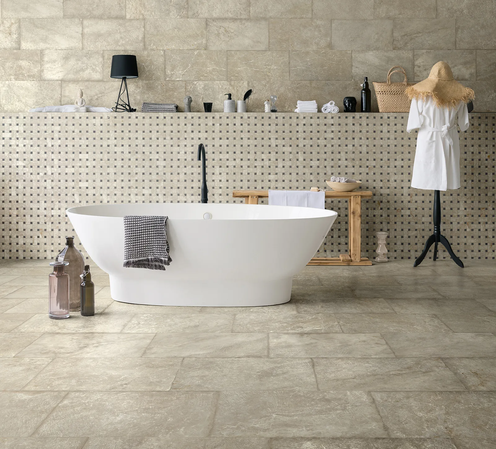 Tagina Marmi Imperiali – Tagina MARMI IMPERIALI Octavia bagno 30x60+mosaico Appia