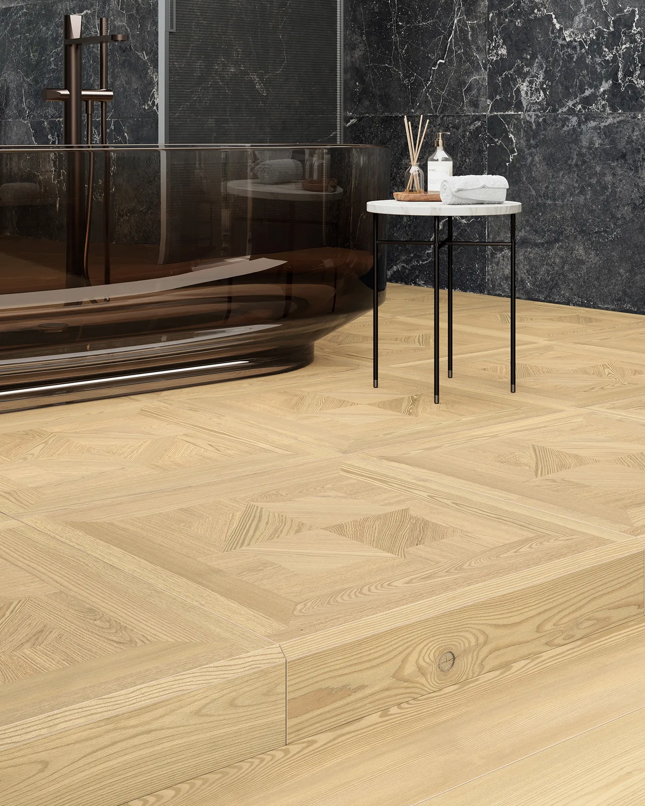 Tagina Montalcino – Tagina MONTALCINO Larice Paglierino bagno vasca dettagliojpg