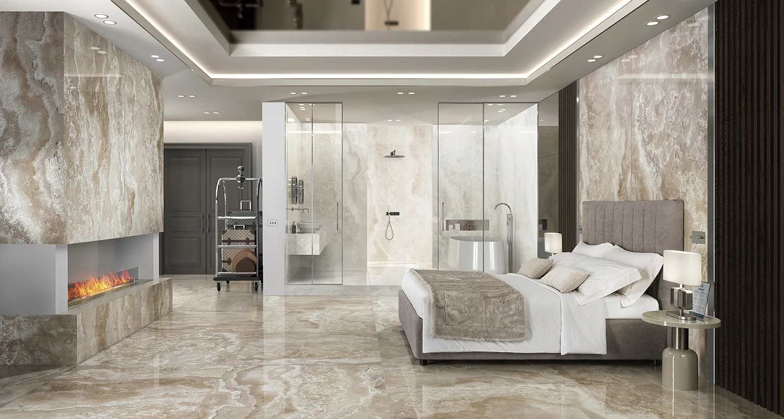 Tagina Onyx Diamond – Tagina ONYX DIAMOND Champagne+Bright camera e bagno