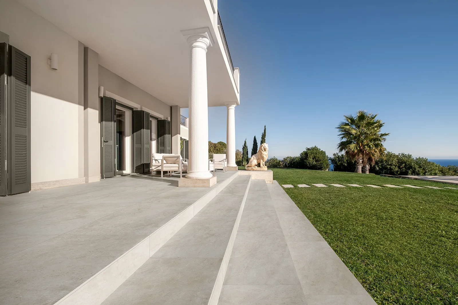 Tagina Pietra d'Orvieto – Tagina Pietra D Orvieto ambientazione outdoor Sabbia 60x120 R11