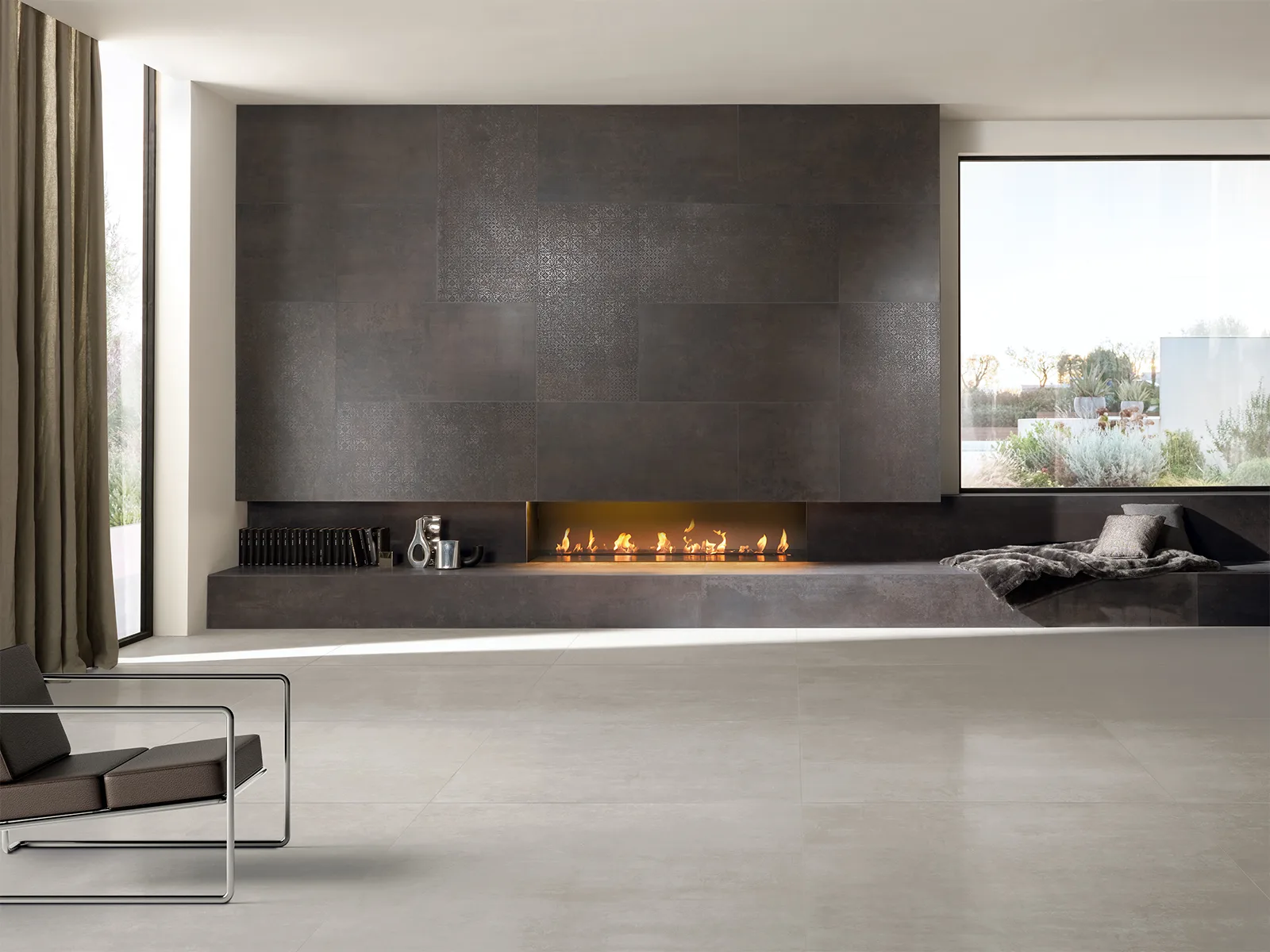 Tagina Steel – Tagina STEEL Argento+Jacard Platino living