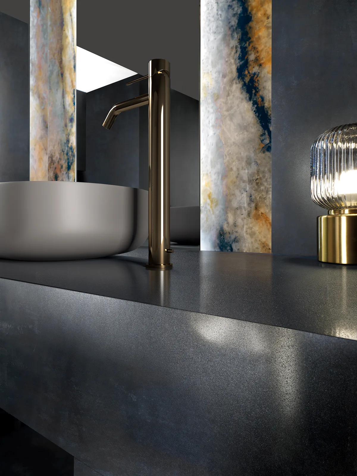 Tagina Steel – Tagina STEEL Cobalto bagno dettaglio