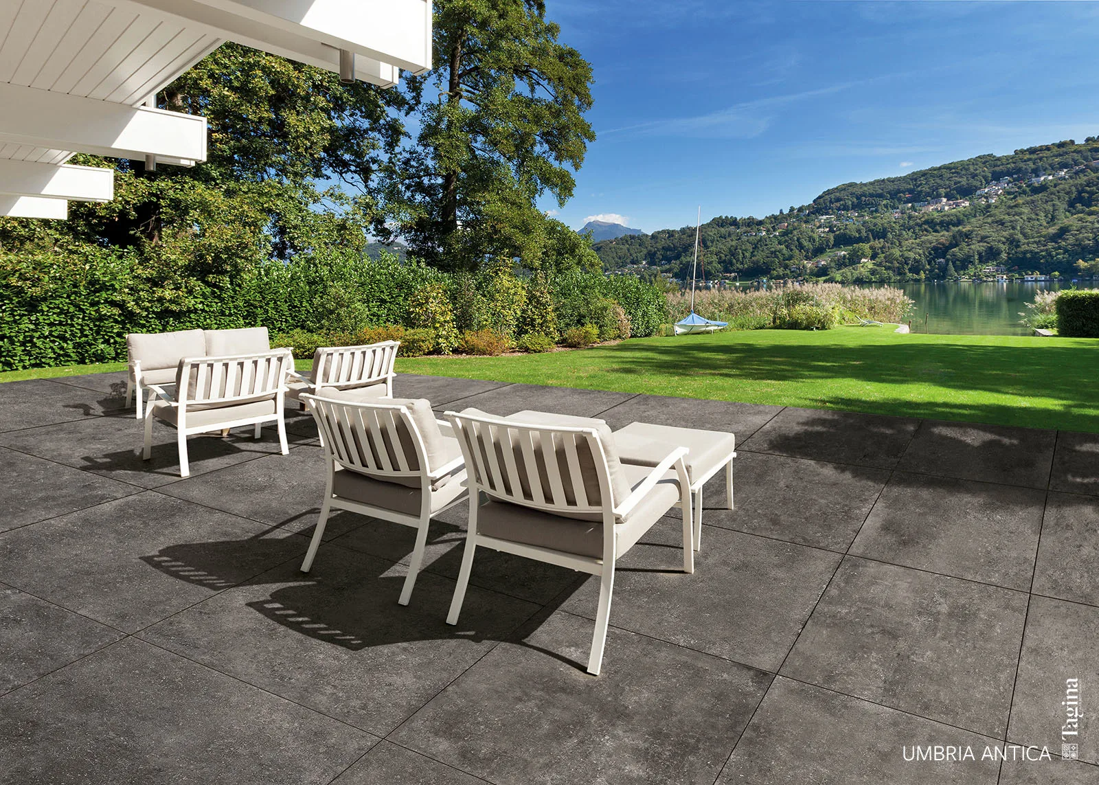 Tagina Umbria Antica Antracite – Gartenbereich