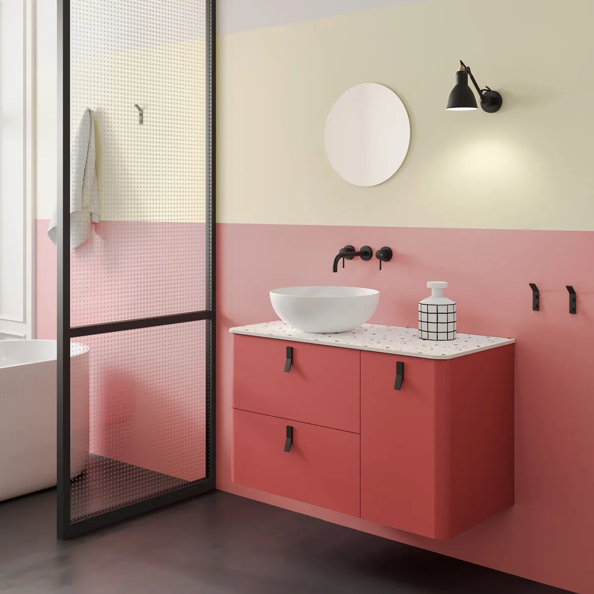Salgar Muebles Rojo – Badmöbel in Rot