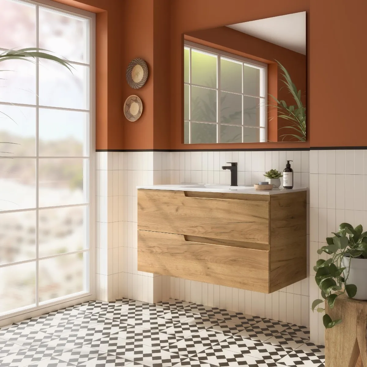 Salgar Vima Roble Africa – Badmöbel in Holzoptik
